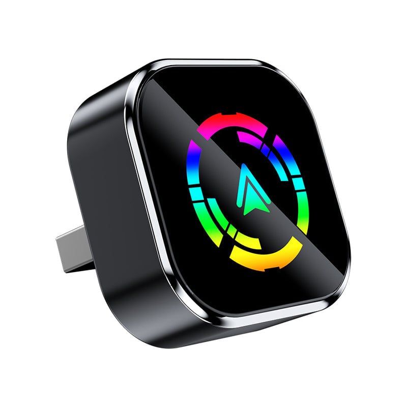 AutoConnect – Universal Wireless CarPlay Adapter – Black + Colorful