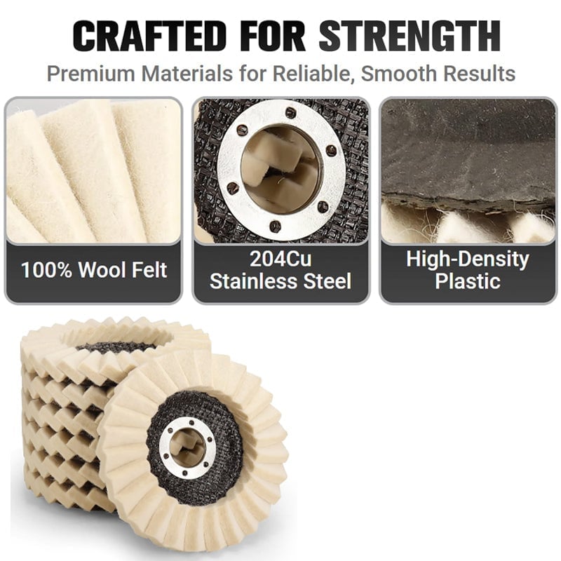 ProWool – Professional Wool Felt Polishing Disc – image 14