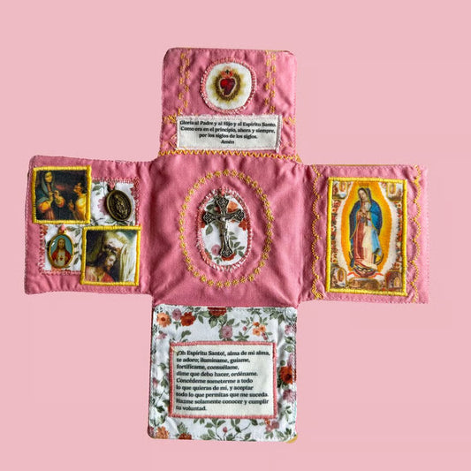 TitanGrace – Artisan Wooden Pocket Devotional – Layout 1（Pink）