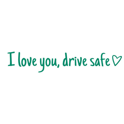 ShineWords – Reflective Car Quote Stickers – Green