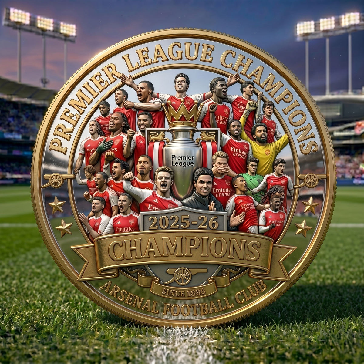 ArsenalVault – 2025–26 Premier League Winners Coin – Buy 1
