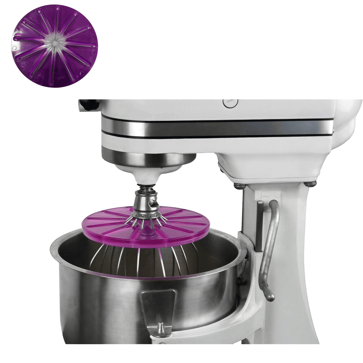 MixEase – The Instant Whisk Cleaner – Bowl-Lift Mixers / Purple