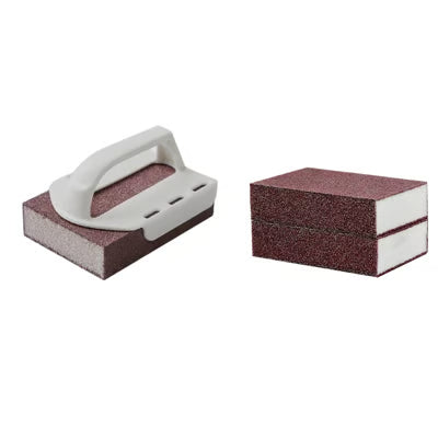 SparklePro | Multi-Surface Magic Cleaning Sponge – Handle (Gray) × 1 + Sponge × 3