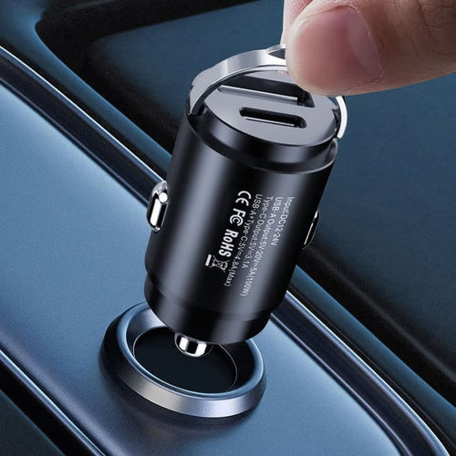 ChargeMini X – 115W Ultra Fast Car Charger – Black / Buy 1