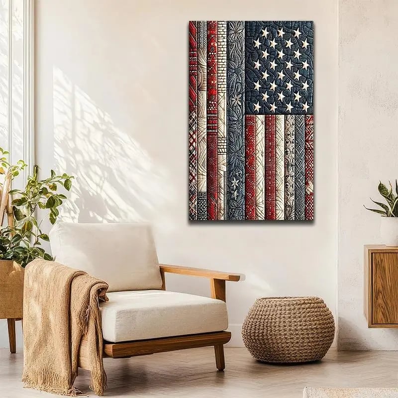 DiamondCraft – American Flag DIY 5D Diamond Painting Kit – image 3
