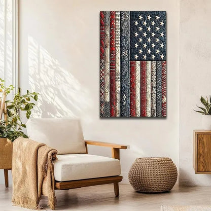 DiamondCraft – American Flag DIY 5D Diamond Painting Kit – image 3