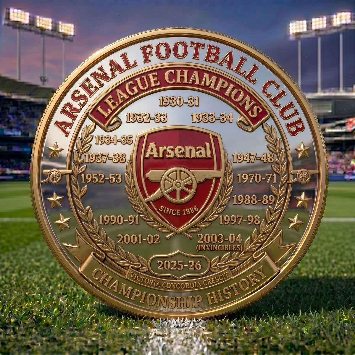ArsenalVault – 2025–26 Premier League Winners Coin – image 2