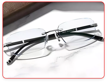 FocusFlex – Anti-Blue Light Smart Readers – White Glass / Eyeglasses / '+1.00 / 40-45 YEAR OF AGE