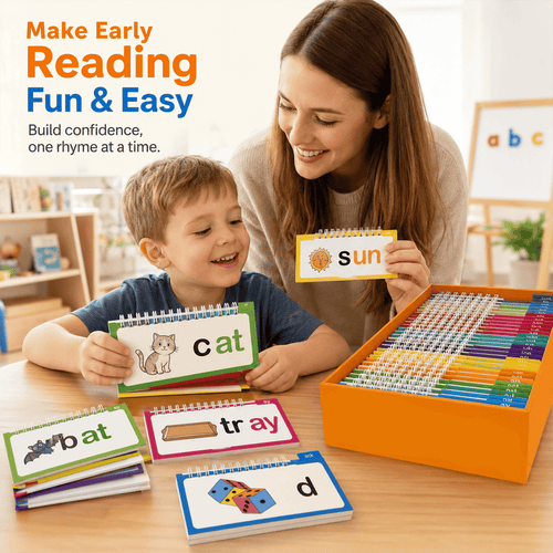SmartSteps – Early Learning Phonics Flip Book Set – Yellow / Buy 1 Set （30 Books）