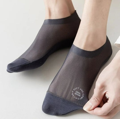 AirCore – Invisible Nylon Comfort Socks – 4 Pairs Black
