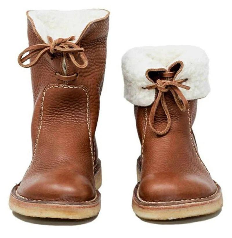 WATERPROOF LEATHER POLAR BOOTS WITH WOOL LINING – image 6