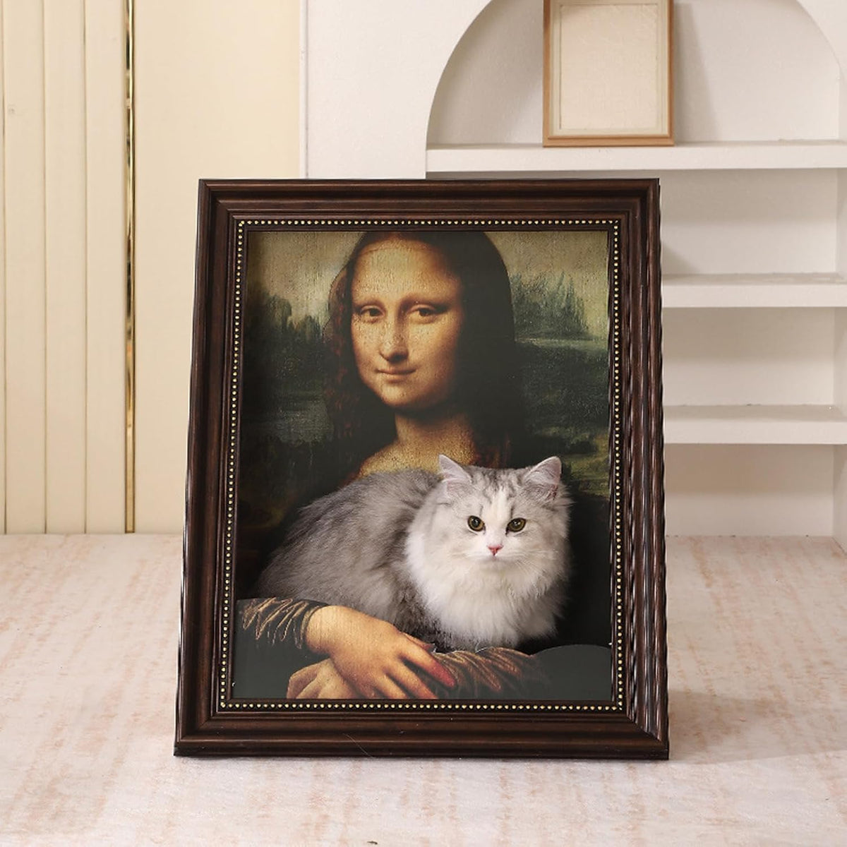PurrfectArt – Mona Lisa Cat Scratcher Bed – image 4