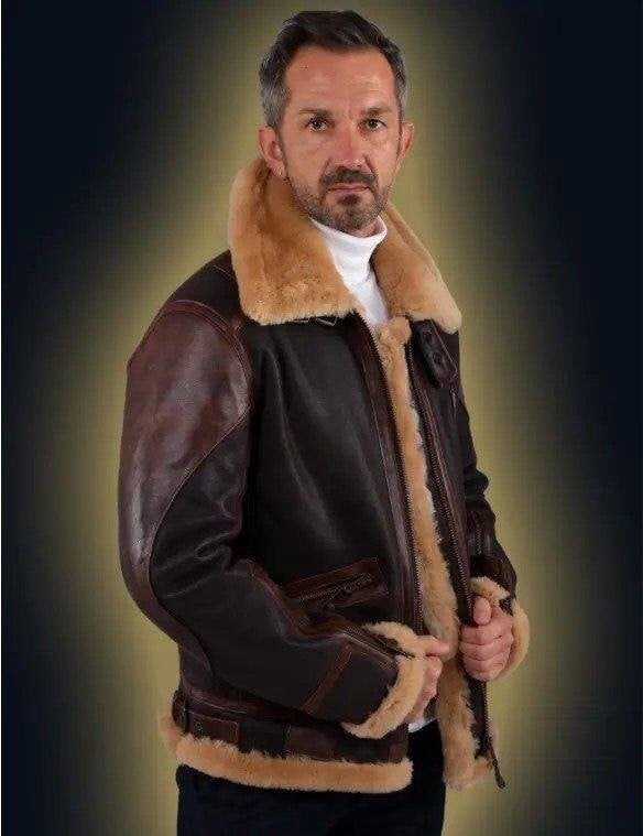 AeroFur – Aviator Shearling Jacket – image 7