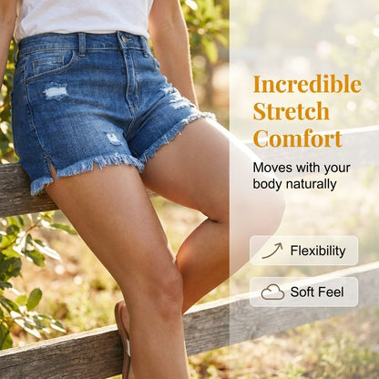 BlueBelle - Distressed Denim Shorts – image 5