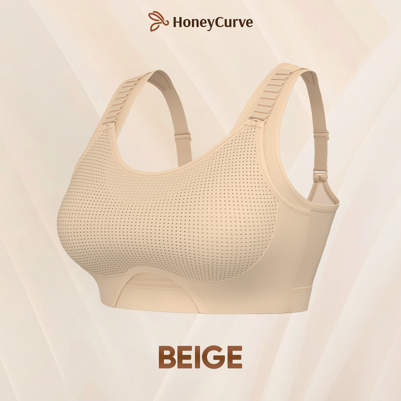CurveCharm Pro – Soft Lift Comfort Bra – Beige / 30