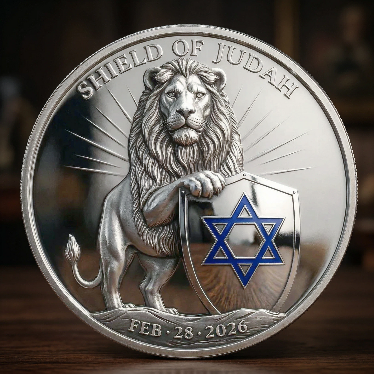 LionOfCovenant – Faith & Fortitude Coin – 1 Coin