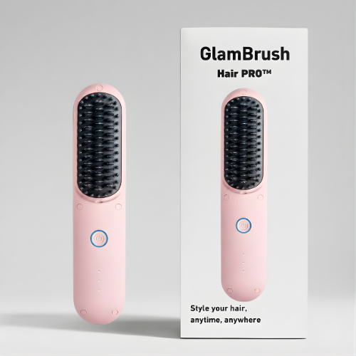 SilkStrand – Salon Finish Hair Straightening Tool – Pink