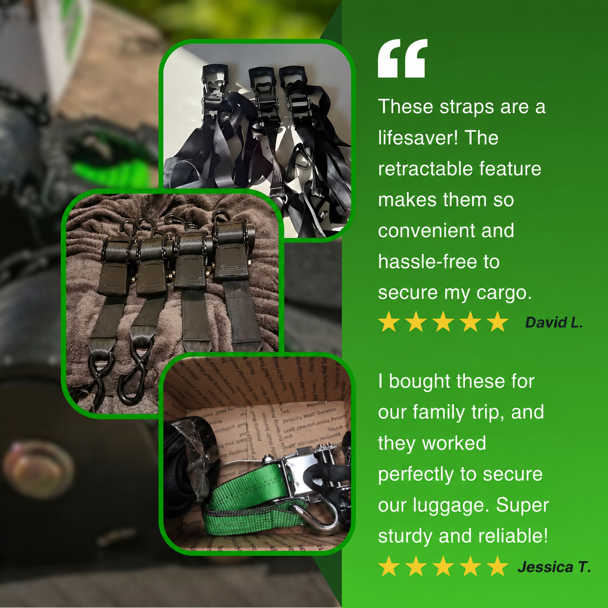 CargoLock - Retractable Ratchet Strap (2026 Upgraded Edition) – image 3