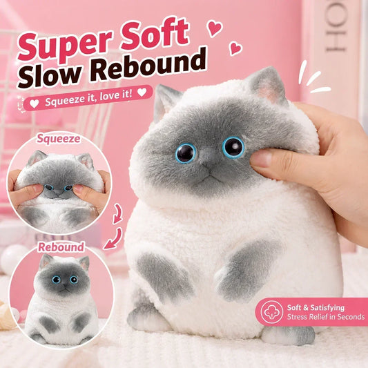 SquishPaws – Premium Sensory Stress Relief Toy – A Siamese Cat
