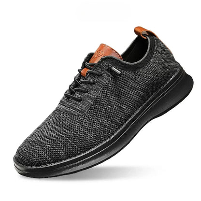Braxen™ – Lightweight Breathable Knit Sneakers – Black / 6