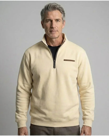 Laluna™ - Casual Fleece Sweater – Beige / S