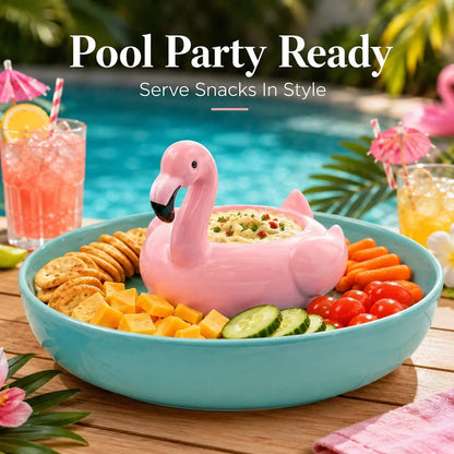 FloatNest – Flamingo Chip & Dip Platter – image 6