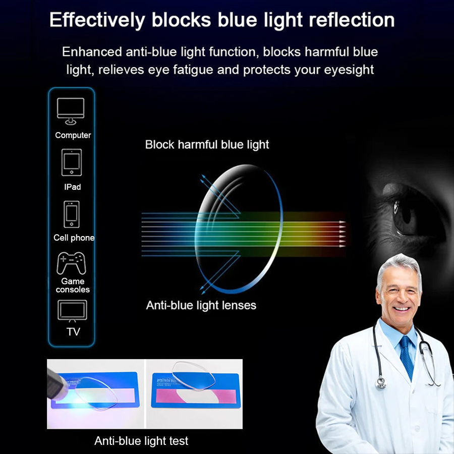 Ultra Light Anti Blue Presbyopic Glasses – image 4