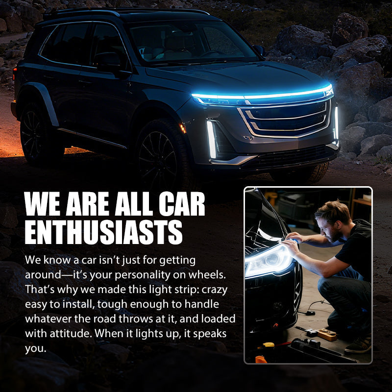GlowRunner – Dynamic LED Hood Strip – image 2
