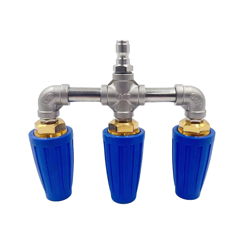 PowerSpin – High Pressure Dual Turbo Washer Nozzle – 1 pc - Triple-Nozzle Turbo