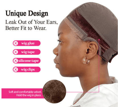 StayFit – Anti Slip Wig Grip Cap – Brown