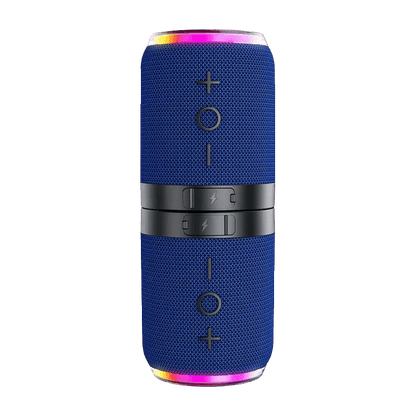 TwinBeat – Portable Dual-Unit Bluetooth Speaker – Blue