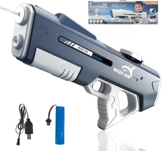 SplashKing Pro – Long Range Water Battle Gun – Blue