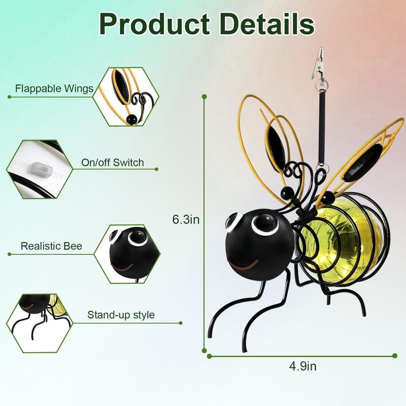 Sunlit Hive – Hanging Bee Light Set – image 5