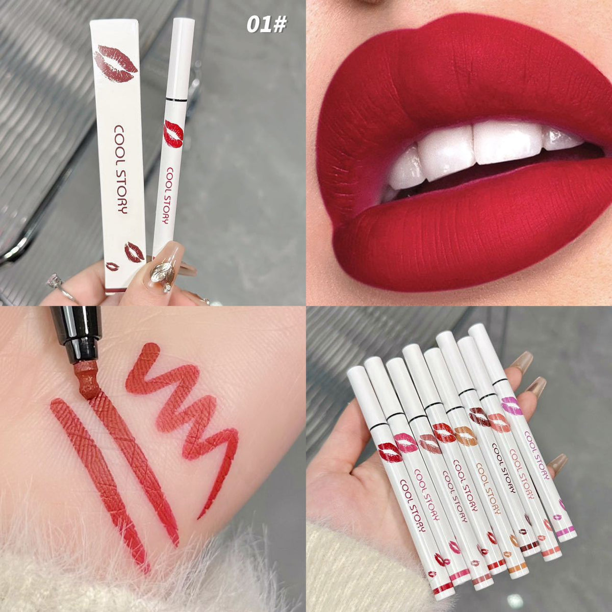 BoldTrace – 2-in-1 Lip Definition Pen – 01 # / 01 # / BUY 1 GET 1 FREE(2 PCS)