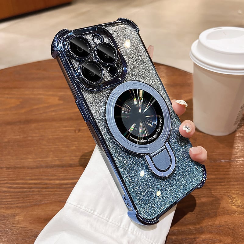 MagView Pro – Hands-Free Phone Case – Glitter / Sierra Blue / iPhone 17 Pro Max