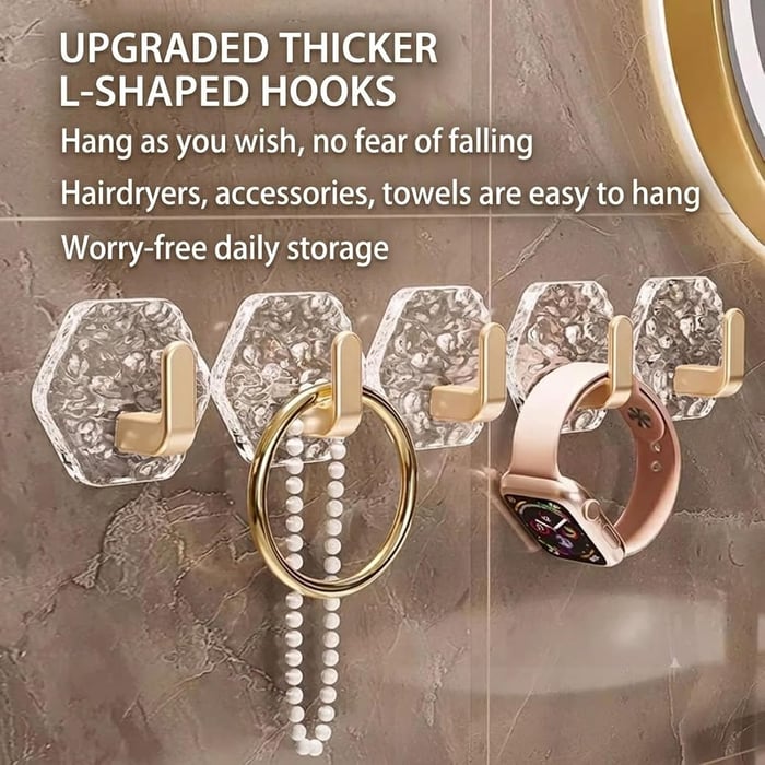 HexaGrip – Heavy Duty Hexagonal Ripple Hooks (10 Pack) – image 6
