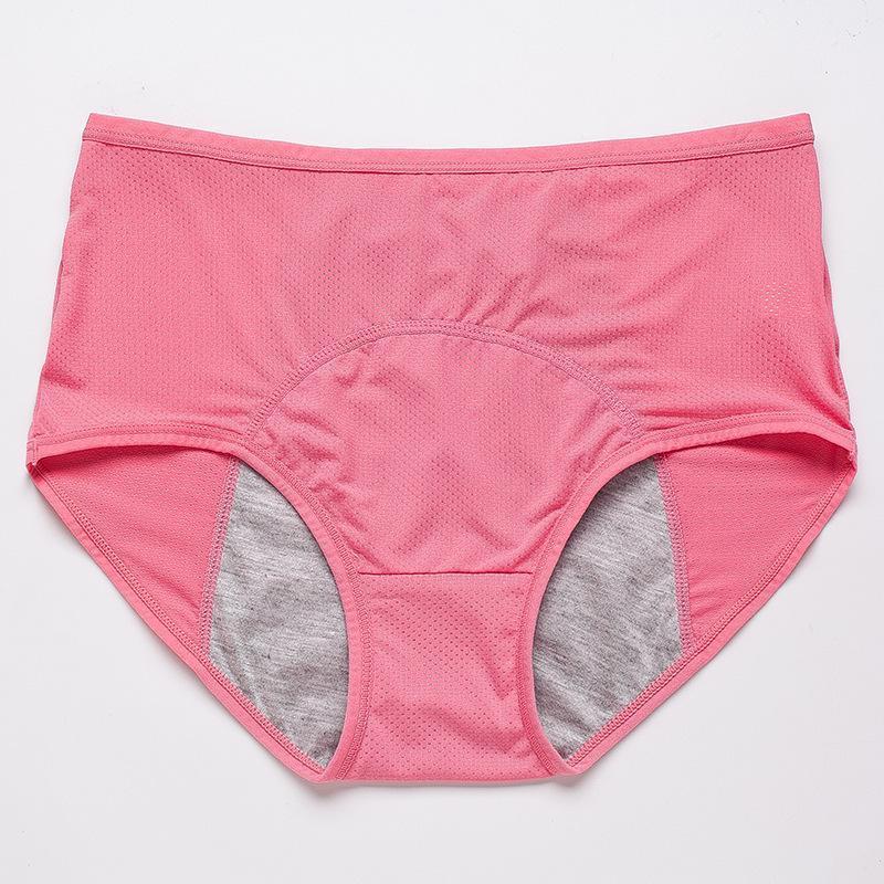 PureWear – Leak Proof High Waist Period Panties – Pink*3 Pcs / L(UK4-8)(88-120lbs)