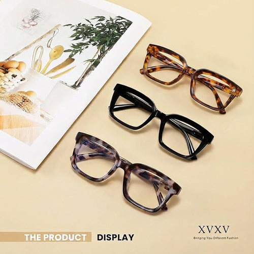 LuxeFocus – Blue Light Blocking Square Readers – 3 Pack*mix 1 / 0.0 x - (under 45 years old)