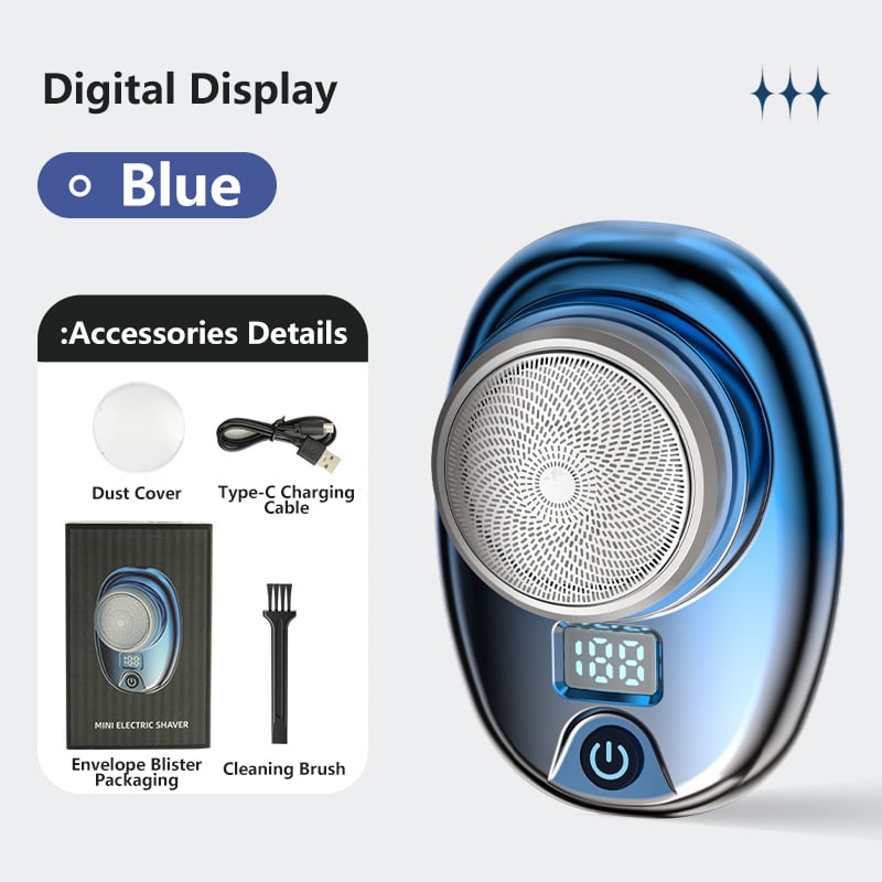 ShaveMate – Portable Electric Shaver – Blue