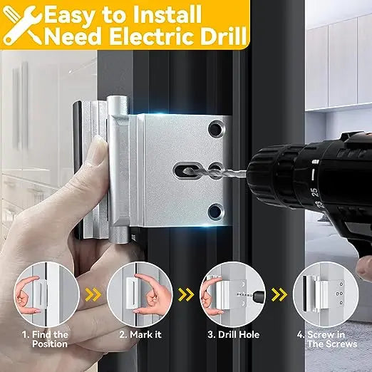 DoorFort – Premium Reinforcement Safety Lock – image 4
