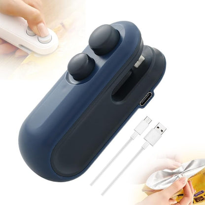 SnapSeal – Portable Bag Sealer with Cutter & Magnet – Blue / BUY 1