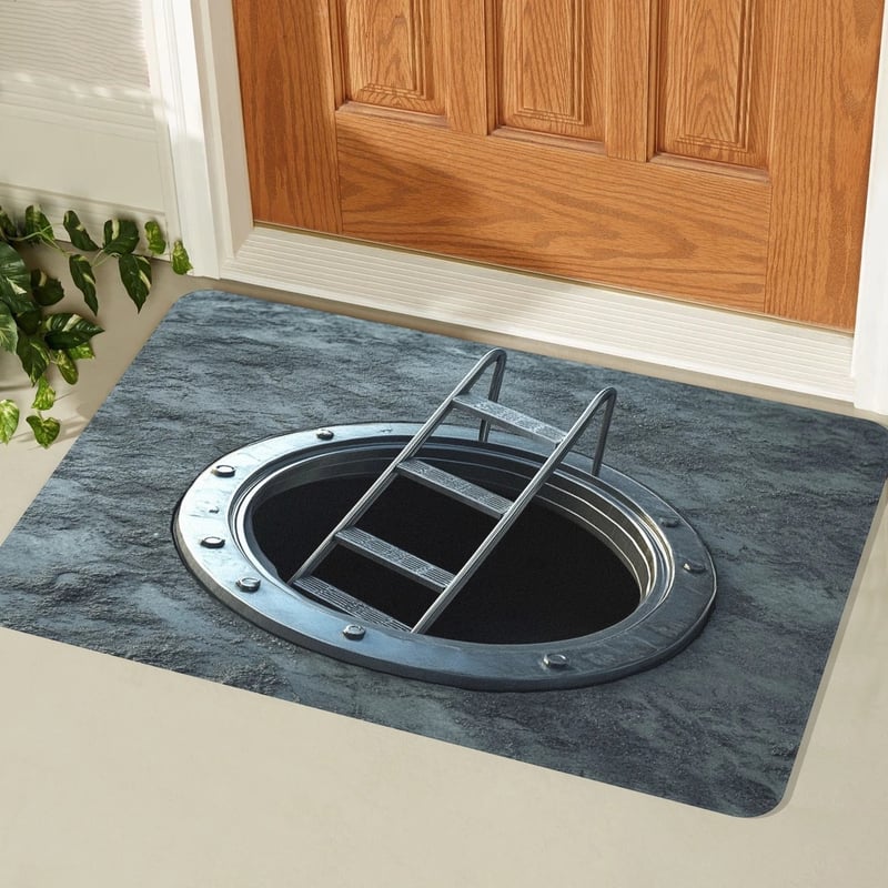 DepthDoor – 3D Illusion Doormat – Sewers / 40*60/16*24in