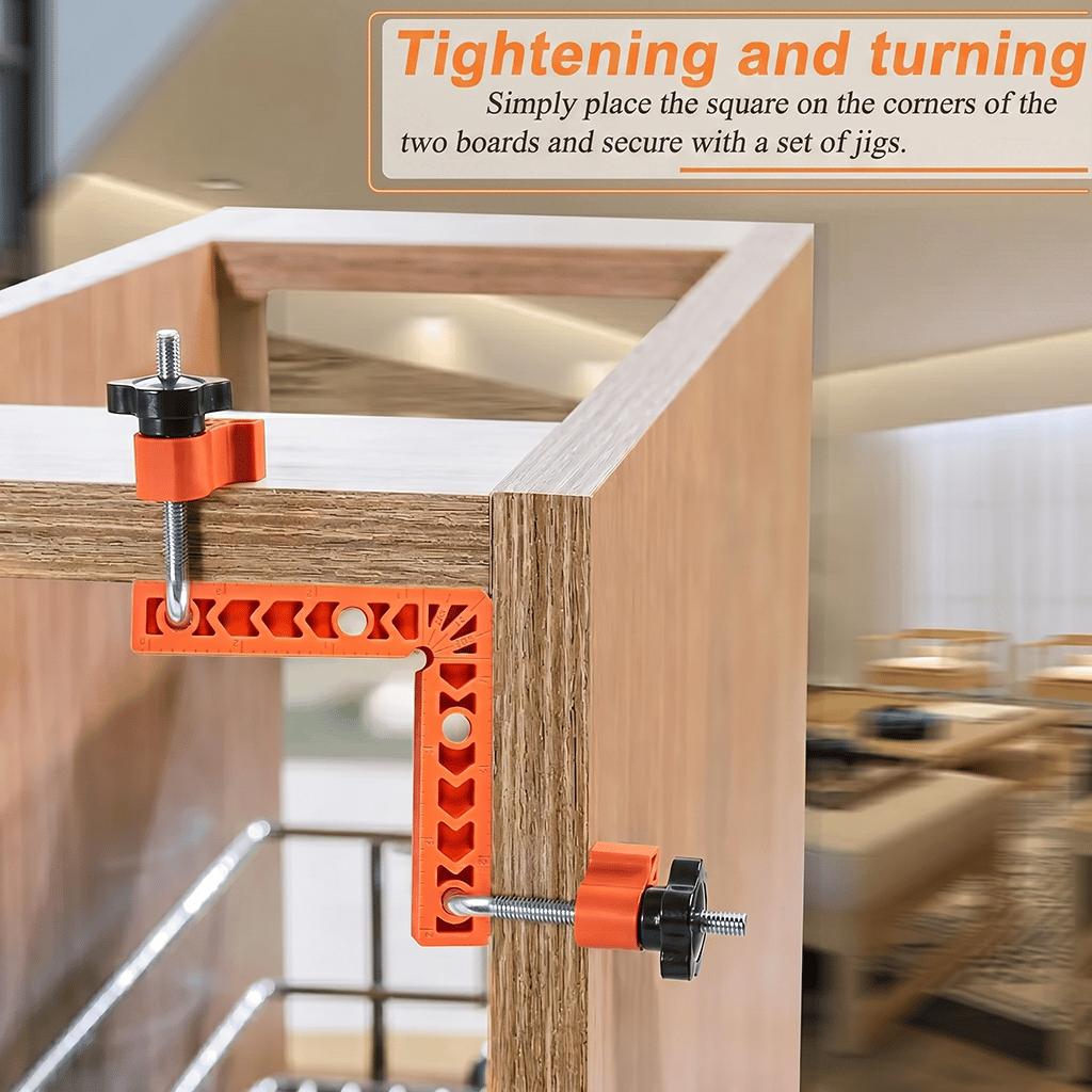 CornerPro - 90 Degree Corner Clamp & Positioning Square Set (3" & 4") – image 6