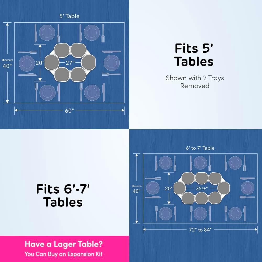 SpinServe – Rotating Dining Table Rack – image 5