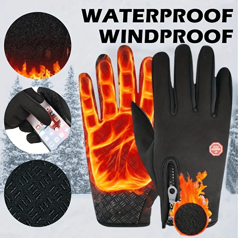 ThermaGrip - Ultimate Touchscreen Winter Gloves – Black / S (WOMEN)
