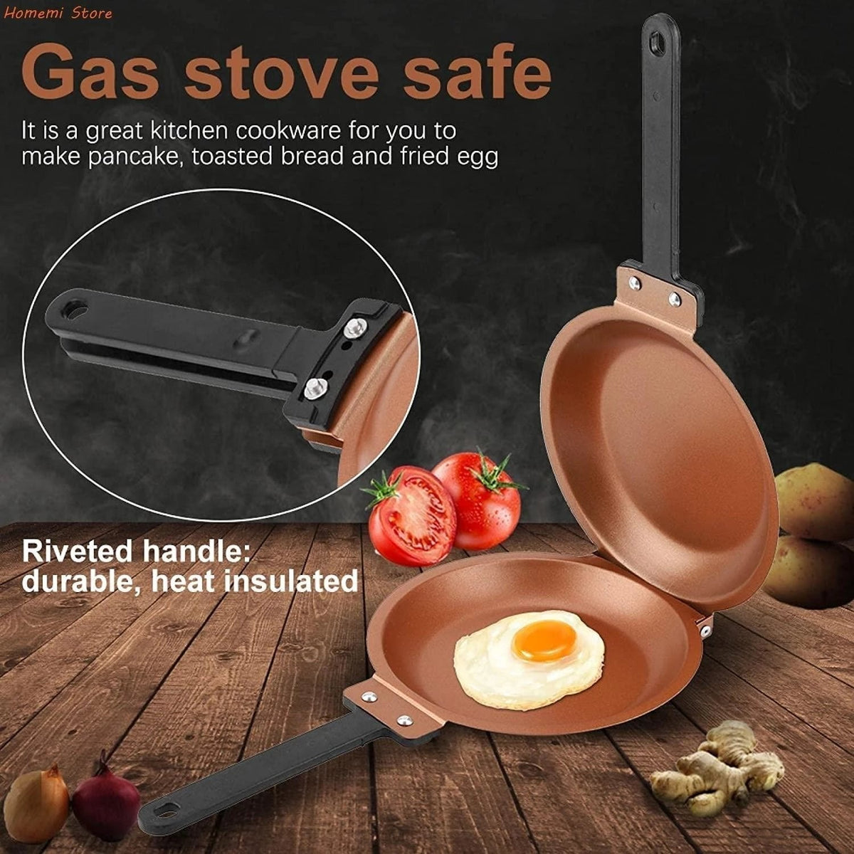 QuickTurn – Double-Sided Cooker – Gold