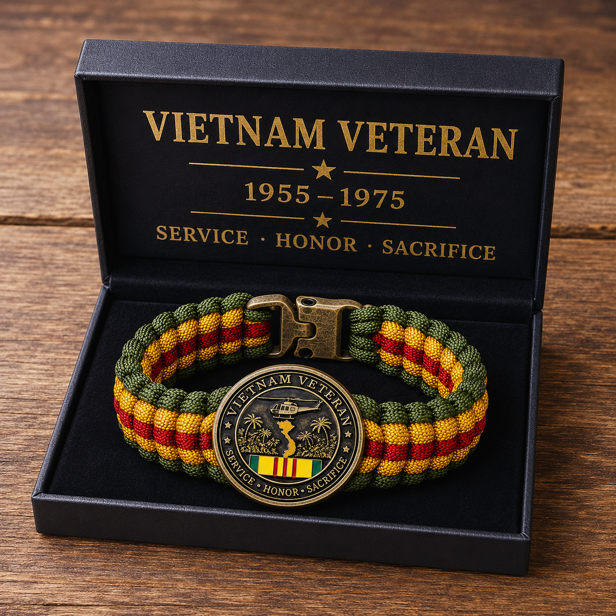 BraveBond – Vietnam Veteran Tribute Survival Bracelet – Buy 1