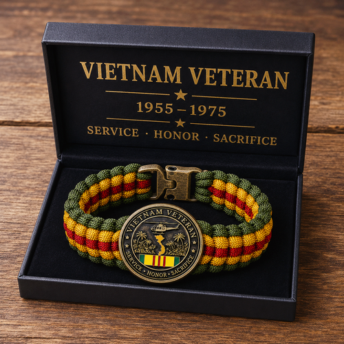 BraveBond – Vietnam Veteran Tribute Survival Bracelet – Buy 1