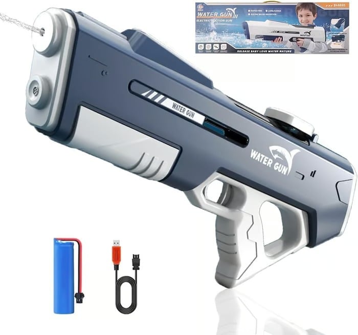 AquaBlaster – Automatic Water Suction Gun – Blue