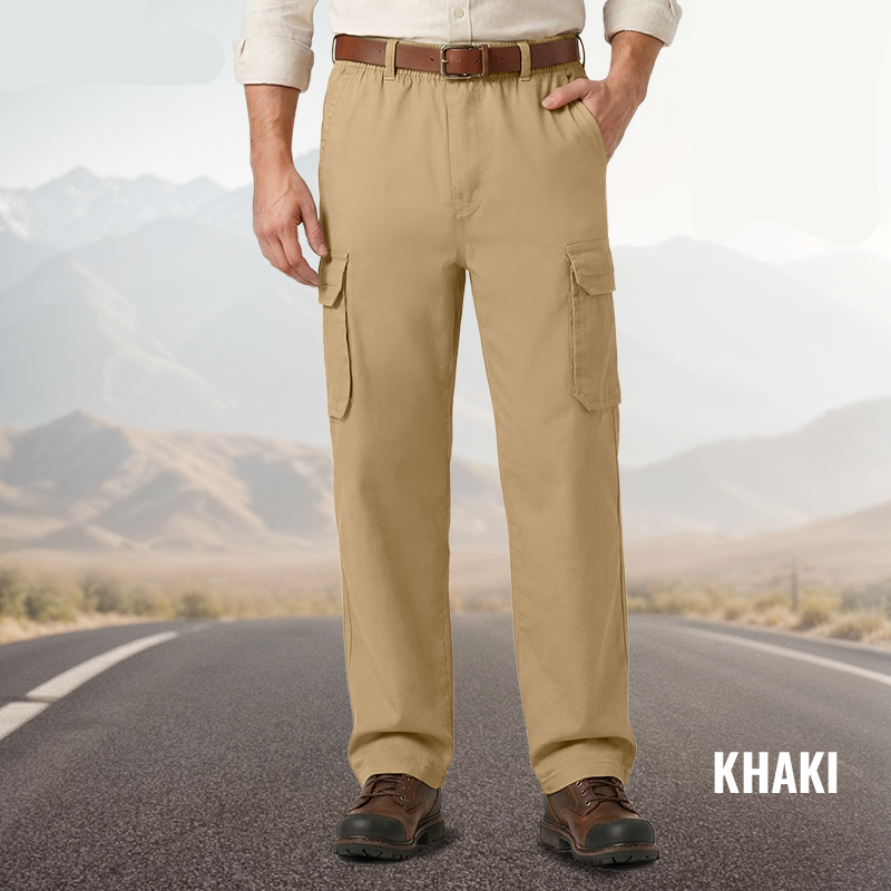 ActiveRover - Flex Waist Pants – Khaki / 28
